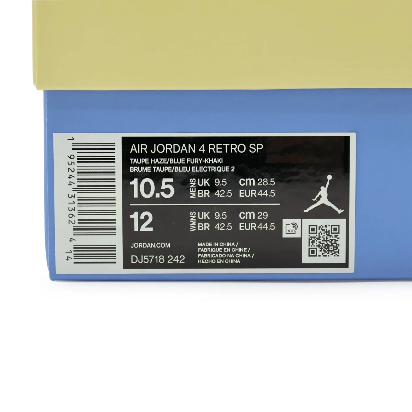DJ5718-242 Nike Air Jordan 4 Retro SP 30th Anniversary Union Taupe Haze