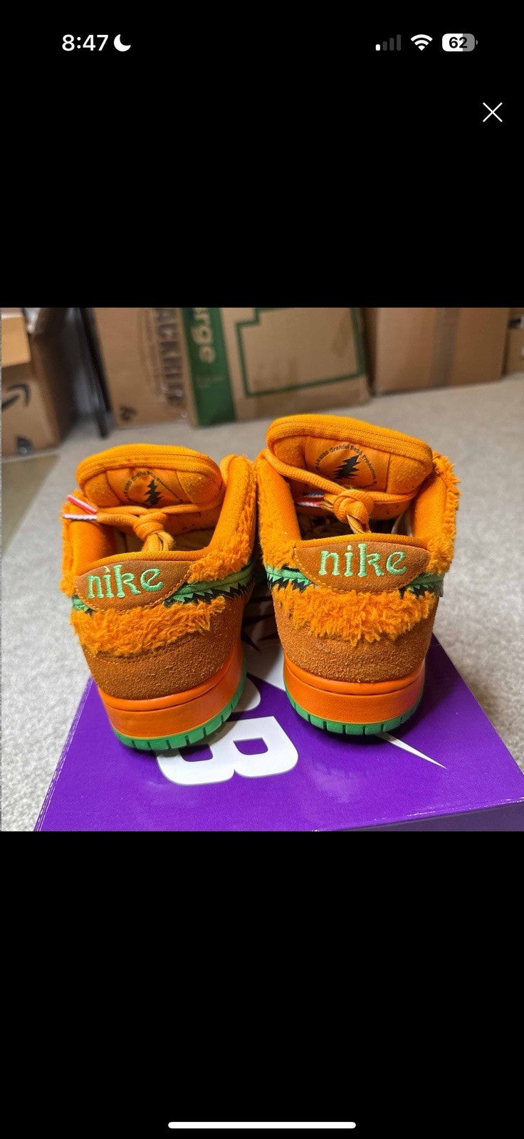 Nike Grateful Dead x Dunk SB Low Orange Bear