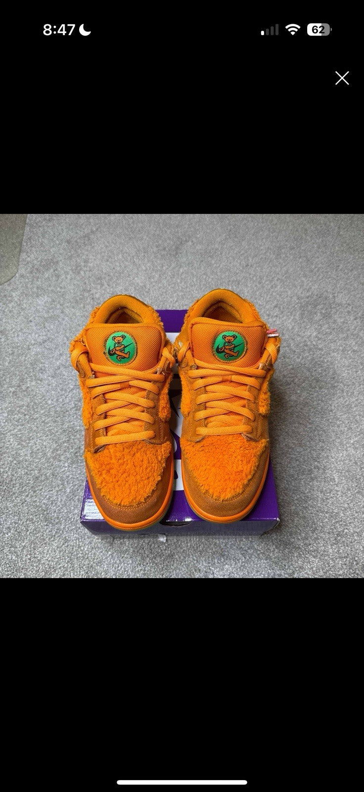 Nike Grateful Dead x Dunk SB Low Orange Bear
