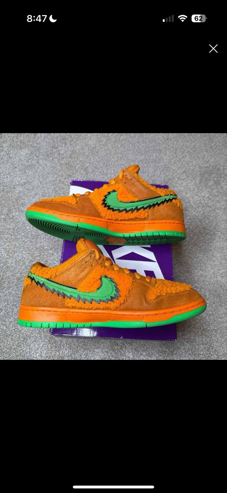 Nike Grateful Dead x Dunk SB Low Orange Bear